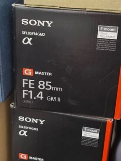 Sony FE 85mm F1.4 GM II lens, g master