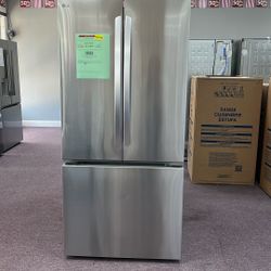 Refrigerator Stainless Steel 36” New Open Box 1 Year Warranty 