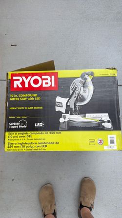 Ryobi 10-Inch Compound Miter Saw with LED