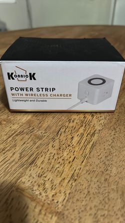 Konnick Power Strip with Wireless Charger