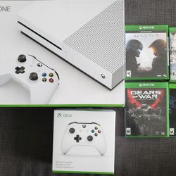 Xbox One S 500GB Bundle - Includes Controller and 5 Games