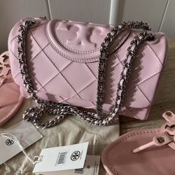 Tory Burch Soft Fleming Small Convertible Leather Bag!!!!