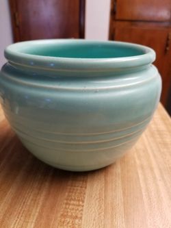 Vintage Pacific Pottery Banded Jardiniere #1500