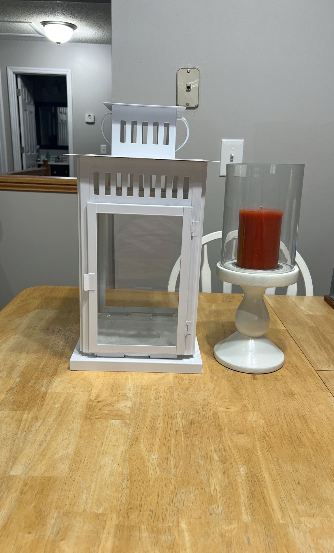 Lantern And Candle Holder