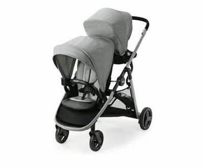Graco Ready2Grow LX 2.0 Double Stroller, Twin Baby Stroller