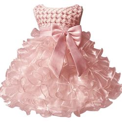 Jup Elle Baby Girl Dresses Ruffle Lace Pageant Party Wedding Flower Girl Dress