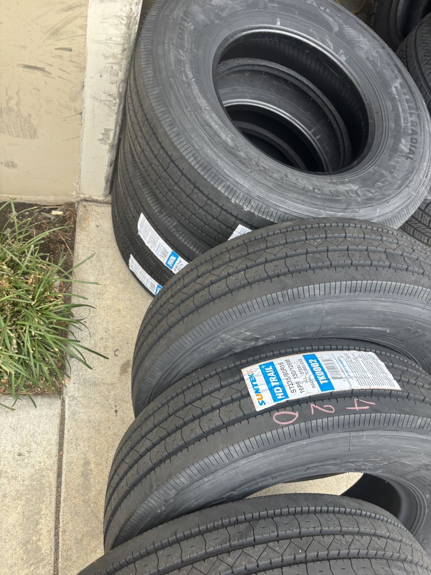 4 Trailer Tires 245 85-16 16 Ply $680