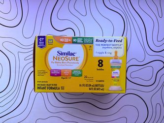 NEW & UNOPENED Similac Neosure Formula 8 Bottles / 2 FL OZ
