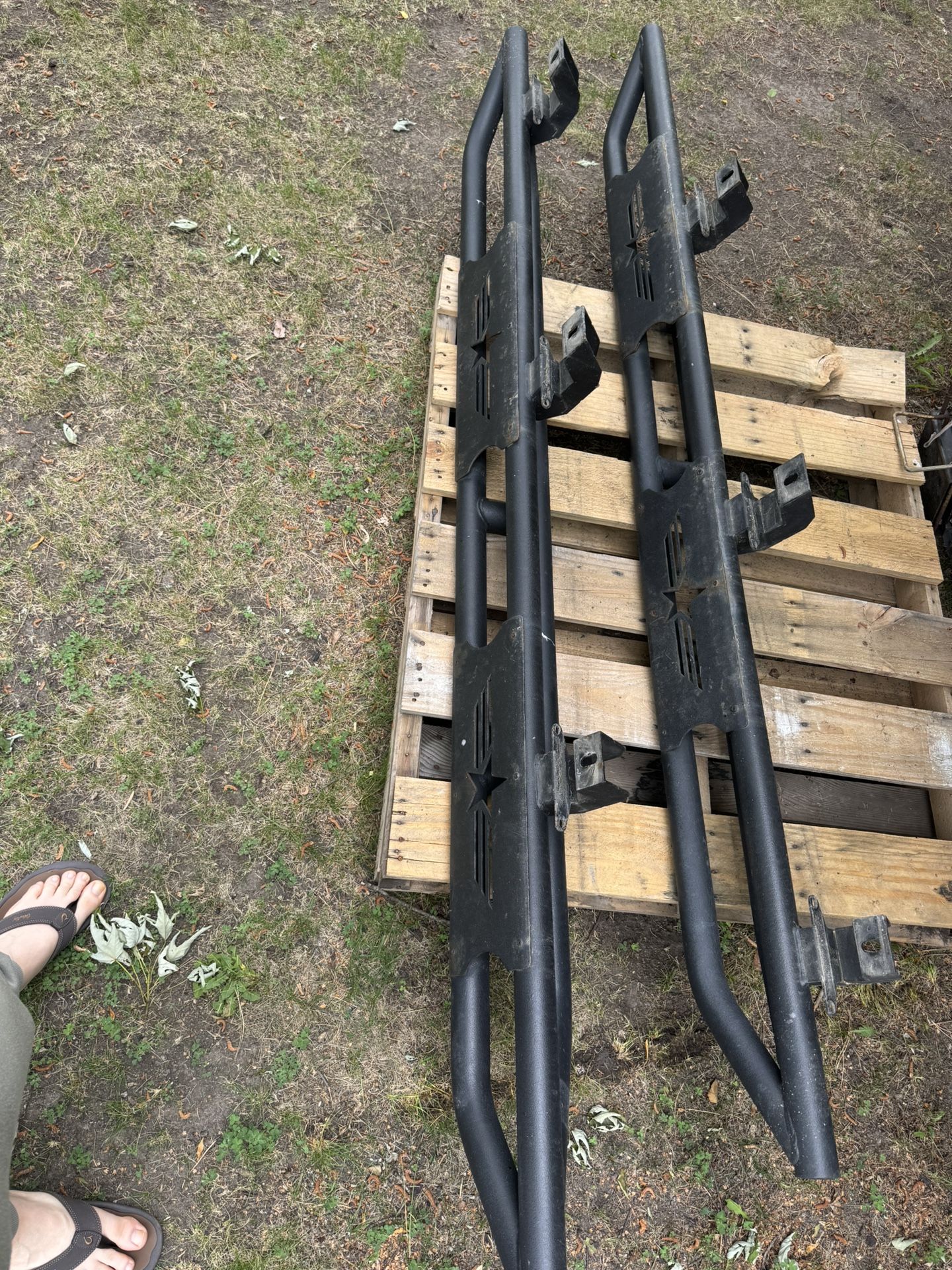 Star Side Step Tubular Running Boards for Jeep Gladiator
