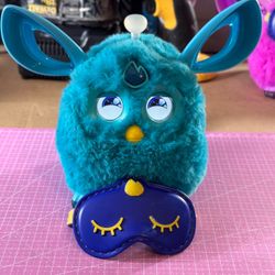 Furby Connect Teal Blue with Sleep Mask Bluetooth 2016 Hasbro