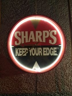 Sharp's Beer Neon Clock