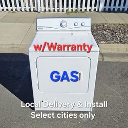 Clean Good Working Maytag GAS Dryer Local Delivery With Warranty