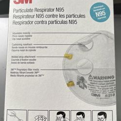 3M Particulate Respirator, N95, Pack of 20