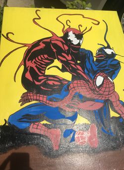 Carnage & Venom painting