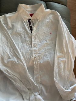 Carolina Herrera White Button-Down Dress Shirt