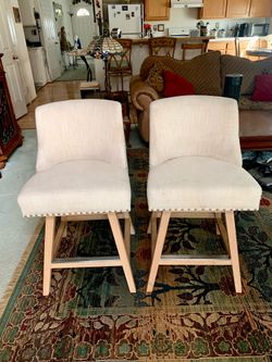 Pair of Swivel Bar Stools