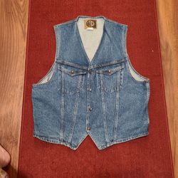 Denim Vest XL America's Choice International Denim New