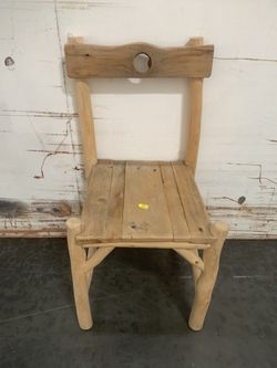 Handmade Wood Chair - Designer Joseph Dewalle Santa Fe