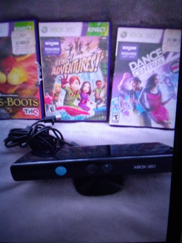 Kinect For Xbox 360 With Games 