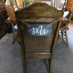 Mr.&Mrs. Chair Signs