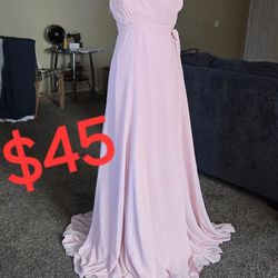 Blush Pink Dress Party Dress Prom Dress