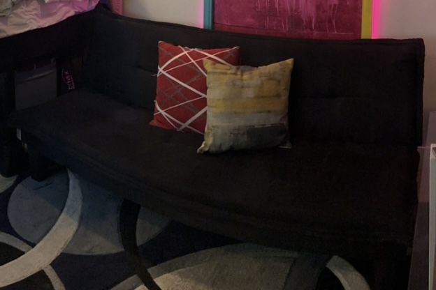 Dark Blue Futon