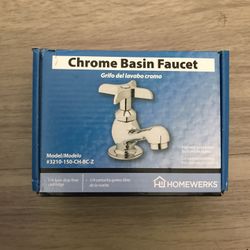 Homewerks Single Basin Faucet Chrome 1 Handle Set Of 2