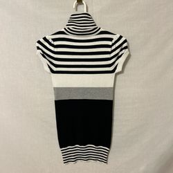 Striped Turtleneck Sweater Shirt
