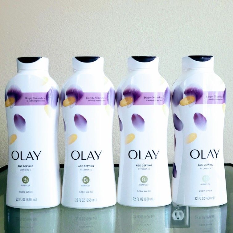 (4) Olay Body Wash 22 oz -$20 For All FIRM 