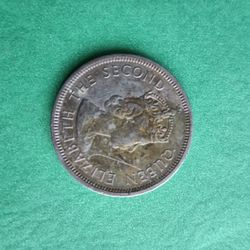 1960 Hong Kong One Dollar Coin