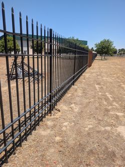 Metal fencing