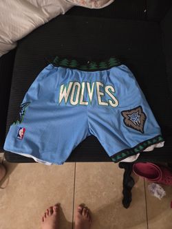 And you just wolves, shorts met for kids, small