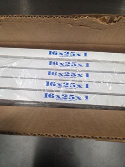 A/ C filter set 16x25, merv 11