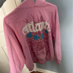 Pink Atlanta Sp5der Hoodie