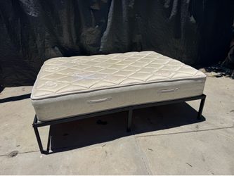 Queen Size Mattress and Bedframe