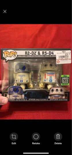 Funko Pop Star Wars: R2-D2 & R5-D4 - 2023 Galactic Convention Exclusive Set