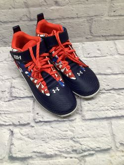 New Under Armour Harper 7 Mid USA Baseball Shoes Youth Size 5Y