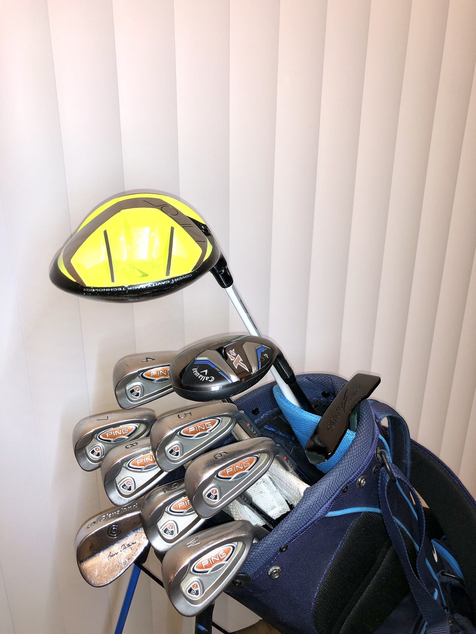 Ping Callaway Nike Golf Club Set With Bag