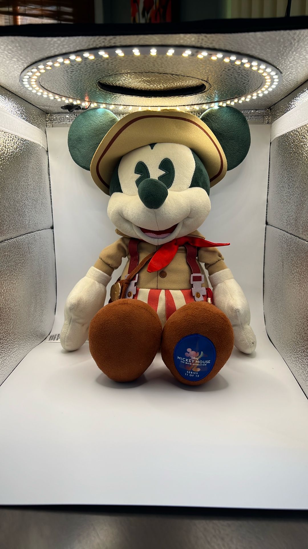 Mickey Mouse:  Jungle Cruise Plush. 