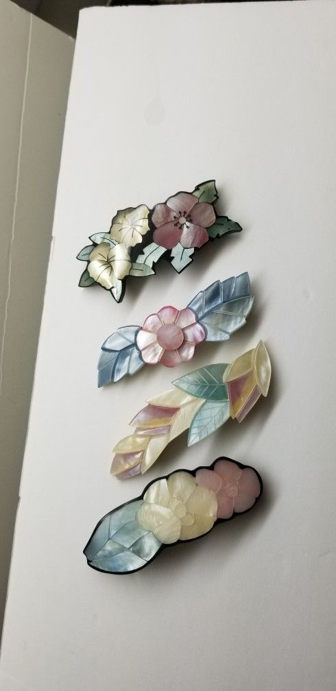 Monumental Custom-made Shell Hair Clips