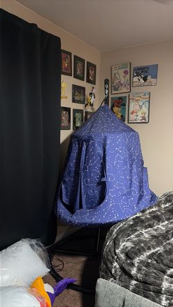 Blue Constellation Hanging Tent Chair