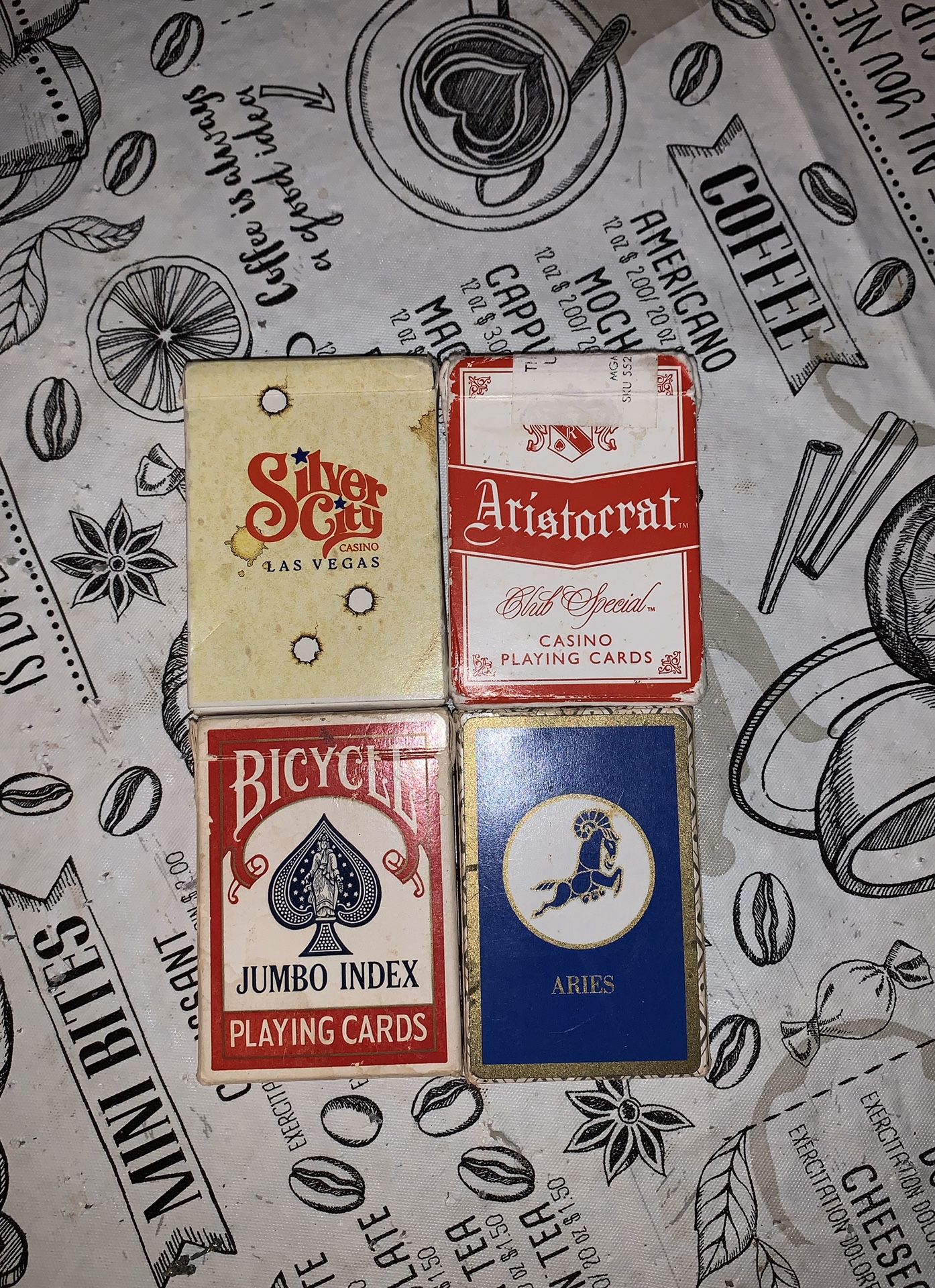 Playing Cards lot of 4 assorted decks