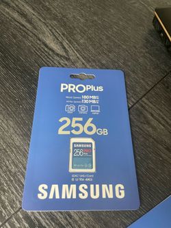 Samsung Pro Plus 256GB “Brand New”