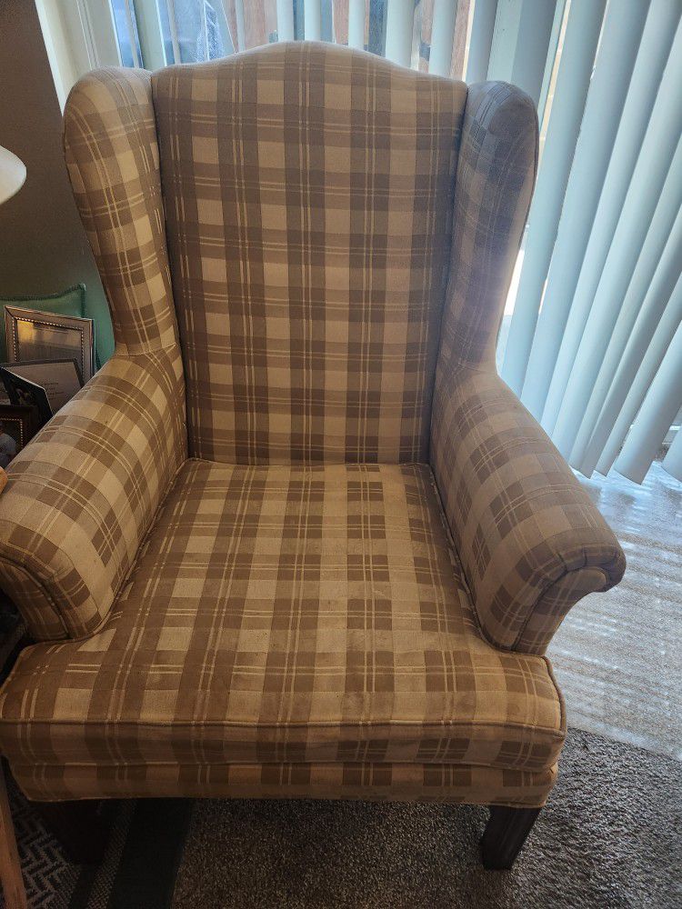 2  Wingback Chairs