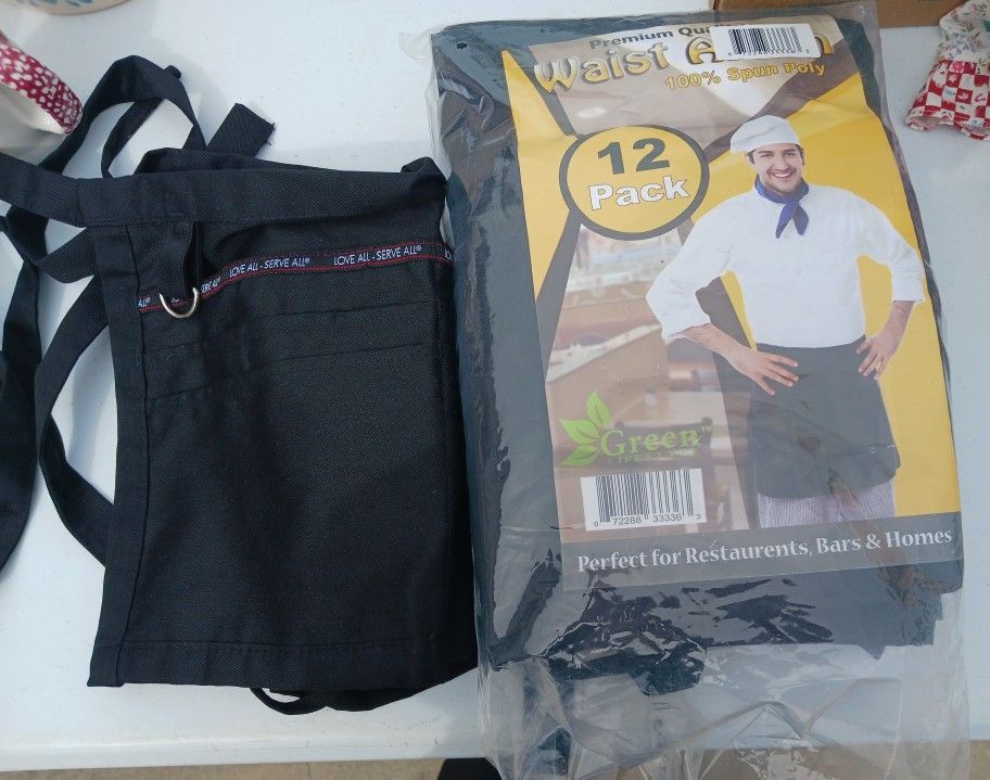 12 Pk Waist Aprons