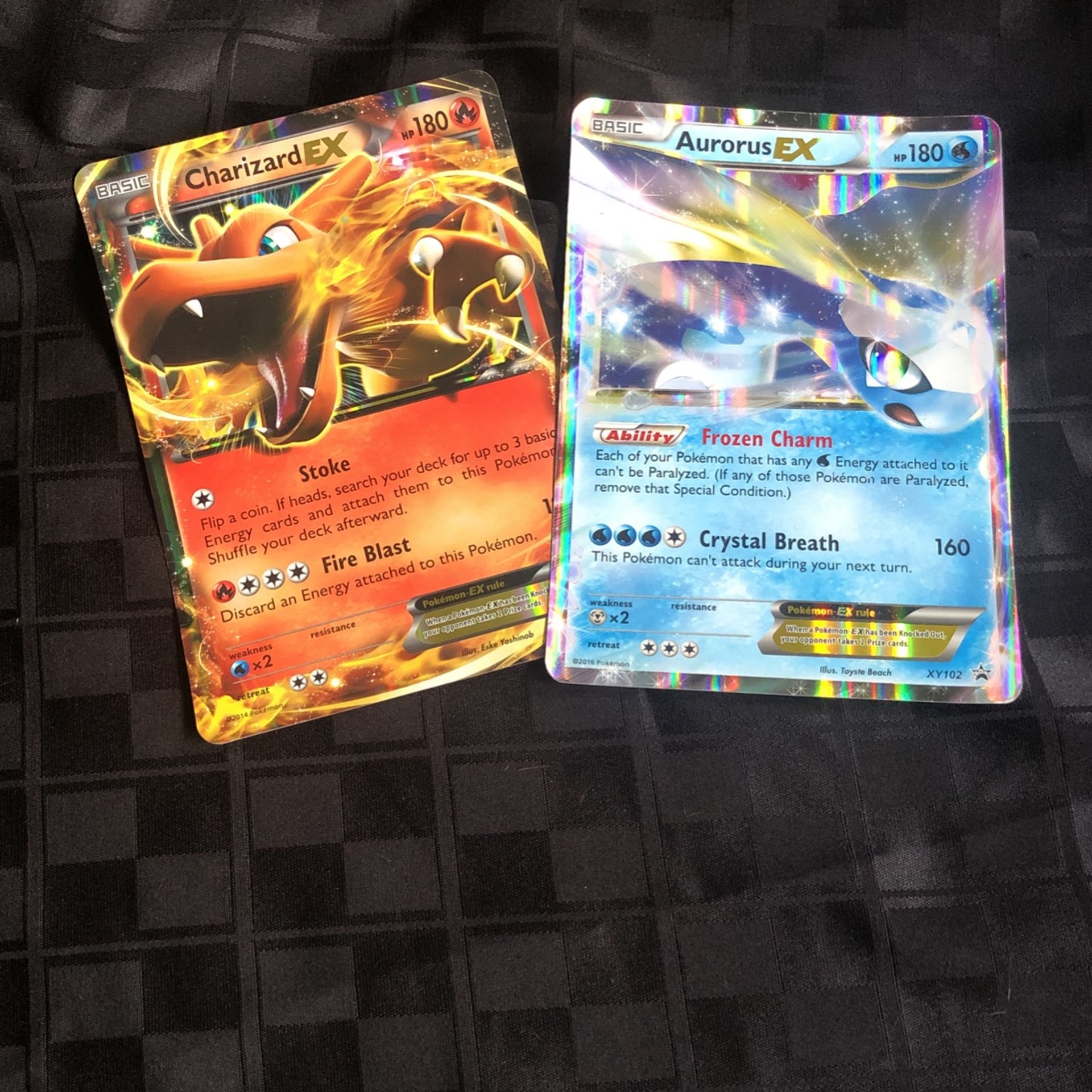 2 JUMBO Pokemon Ex Cards
