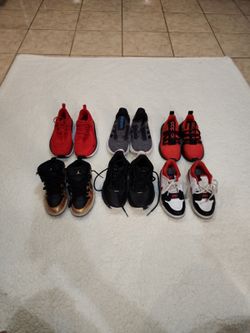 Adidas Jordan Puma Under Multiple Kids  11C 6 Pairs