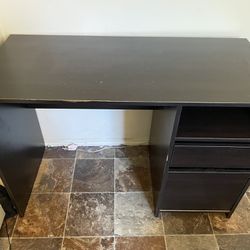Black- Brown Desk