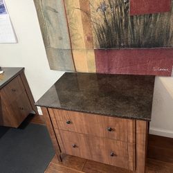 Office Desk And Credenza 