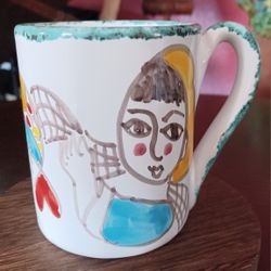 Ceramiche Desuir fishing mug